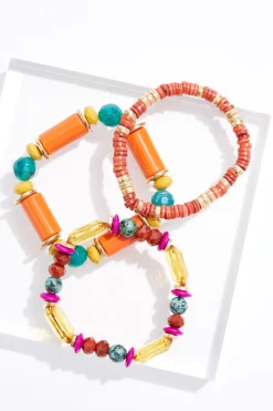 Cato Lucite Bead Bracelet Set> Bracelets