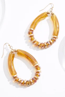 Cato Lucite Resin Tear Earrings> Earrings