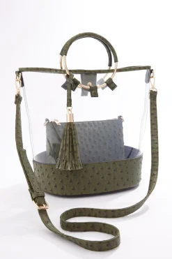 Cato Lucite Ring Handle Bucket Bag> Handbags