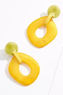 Cato Lucite Shape Dangle Earrings> Earrings