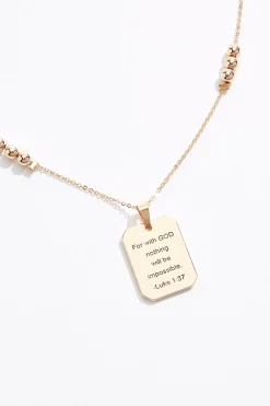 Cato Luke Scripture Pendant Necklace><noscript><img width=