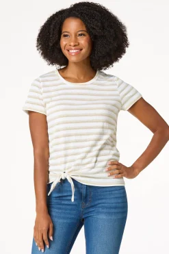 Cato Lurex Stripe Top> Tops