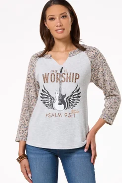 Cato Made To Worship Top> Tops