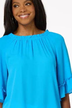 Cato Malibu Ruffled Top><noscript><img width=
