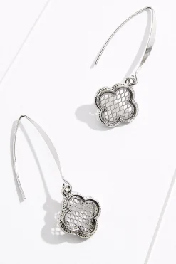Cato Medallion Charm Wire Earrings> Earrings