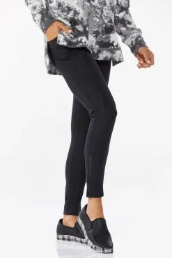Cato Mesh Trim Pocket Leggings><noscript><img width=