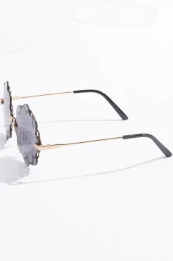 Cato Metal Flower Rimless Sunglasses> Sunglasses