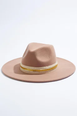 Cato Metal Trim Band Panama Hat> Hats & Hair