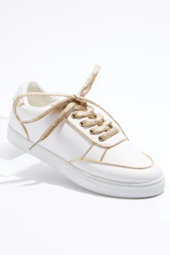 Cato Metallic Piping Trim Sneakers> Sneakers