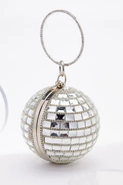 Cato Mirrored Sphere Wristlet> Handbags