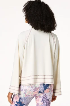Cato Mock Neck French Terry Top> Athleisure|Tops