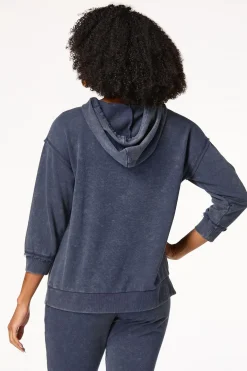 Cato Moody Blue Hoodie> Athleisure|Tops