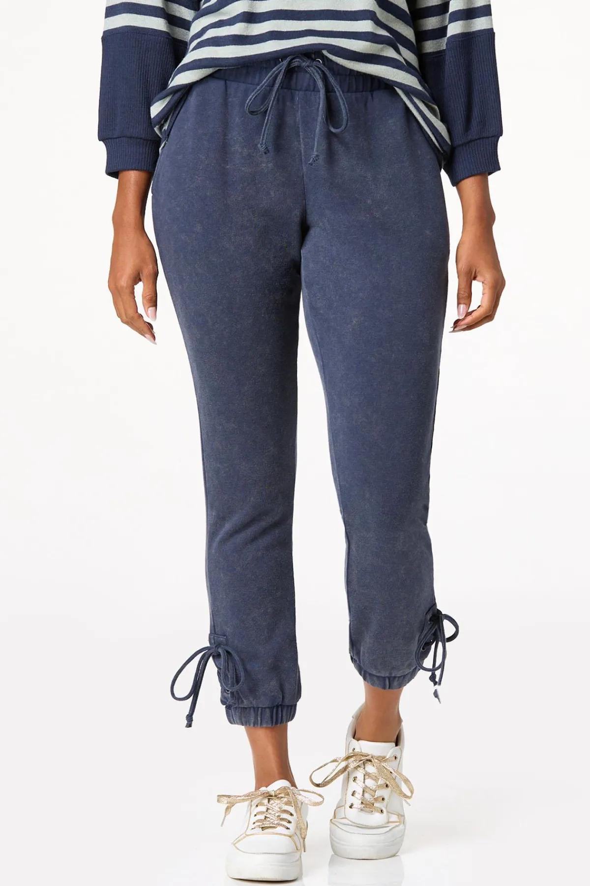 Cato Moody Blue Joggers> Athleisure|Pants