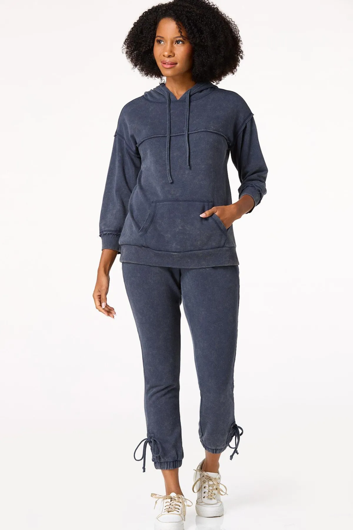 Cato Moody Blue Joggers> Athleisure|Pants