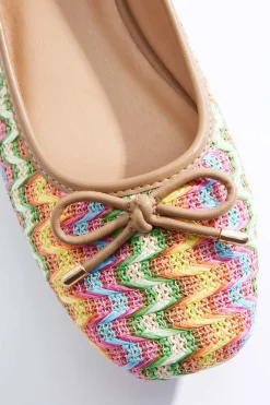 Cato Raffia Ballet Flats> Flats