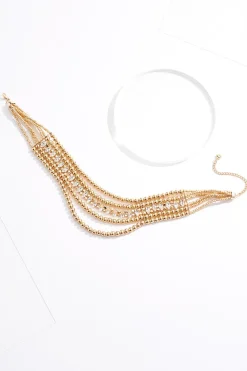 Cato Multi Row Choker Necklace> Necklaces