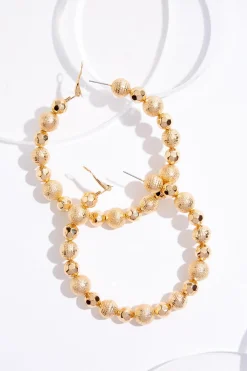 Cato Multi Shape Bead Hoop Earrings> Earrings