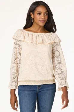 Cato Convertible Crochet Top> Tops