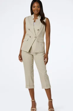 Cato Natural Linen Vest><noscript><img width=