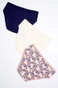 Cato Navy Print Ivory Panty Set><noscript><img width=