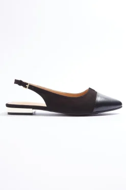 Cato Notch Vamp Slingback Flats> Flats