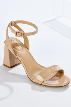 Cato Patent Ankle Strap Sandals> Sandals|Heels