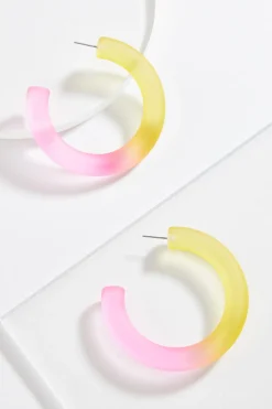 Cato Ombre Hoop Earrings> Earrings