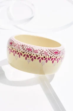 Cato Painted Wood Bangle Bracelet> Bracelets