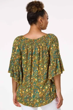 Cato Paisley Poet Top> Tops
