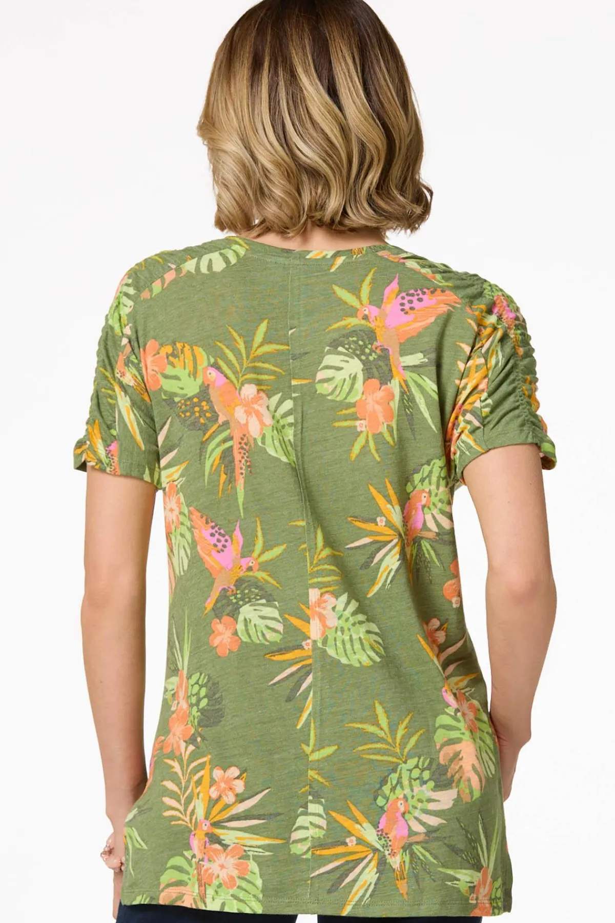 Cato Parrots In Paradise Top> Tops