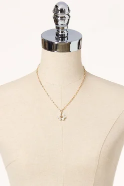 Cato Pearl Flower Pendant Necklace Set> Sets|Necklaces