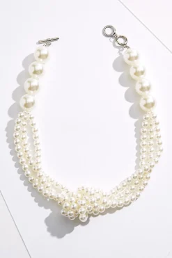 Cato Pearl Knotted Short Necklace> Social Occasion|Necklaces