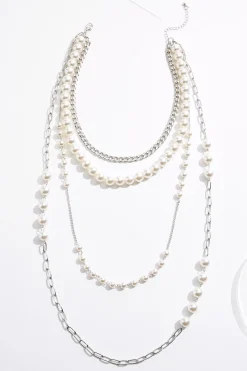 Cato Pearl Multi Layered Long Necklace> Necklaces