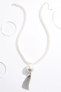 Cato Pearl Oversized Pendant Necklace> Necklaces