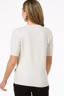 Cato Pearly Bow Sweater><noscript><img width=