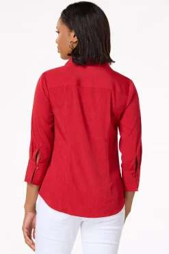 Cato Petite Classic Button Down Shirt><noscript><img width=