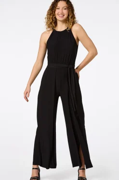 Cato Petite Cleo Tie Waist Jumpsuit> Petites|Dresses