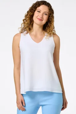 Cato Petite Dressy Layered Tank> Tops