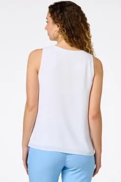 Cato Petite Dressy Layered Tank> Tops