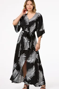Cato Petite Palm Paradise Maxi Dress> Petites|Dresses