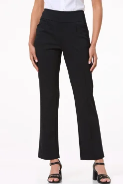 Cato Petite Ponte Straight Leg Pants> Petites|Pants