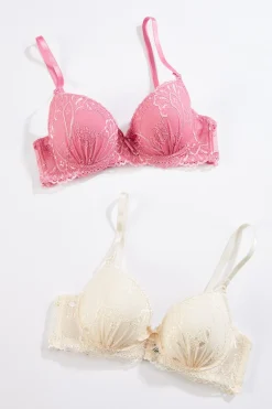 Cato Ivory Lace Bra Set> Intimates