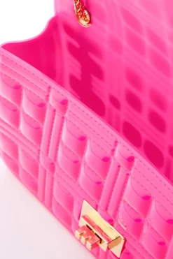 Cato Pink Jelly Chain Crossbody><noscript><img width=