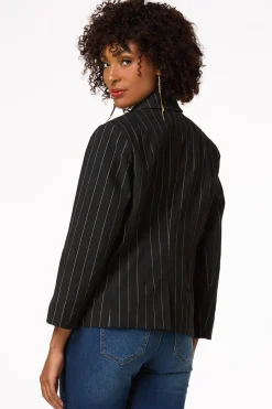 Cato Pinstripe Blazer><noscript><img width=