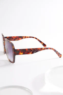 Cato Plastic Square Tortoise Sunglasses> Sunglasses