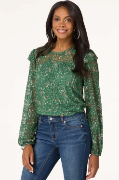 Cato Pleated Garden Top><noscript><img width=