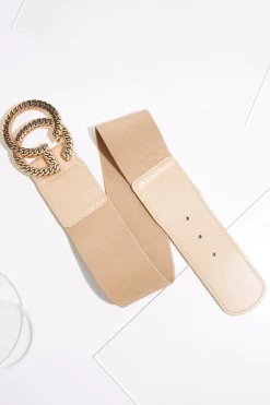 Cato Plus Size Interlock Buckle Stretch Belt> Belts