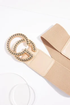 Cato Plus Size Interlock Buckle Stretch Belt> Belts