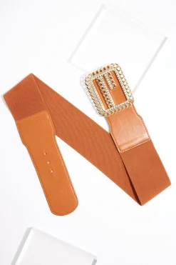 Cato Plus Size Square Buckle Stretch Belt> Belts