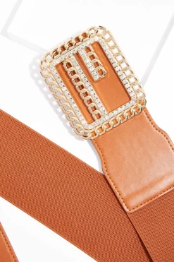 Cato Plus Size Square Buckle Stretch Belt> Belts